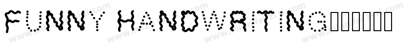 Funny Handwriting字体转换